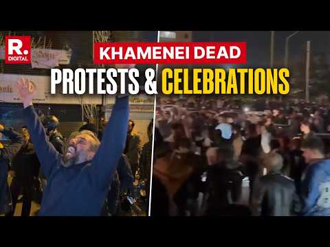 Ayatollah Khamenei’s Death Sparks Celebrations and Protests Across the World | Viral Video