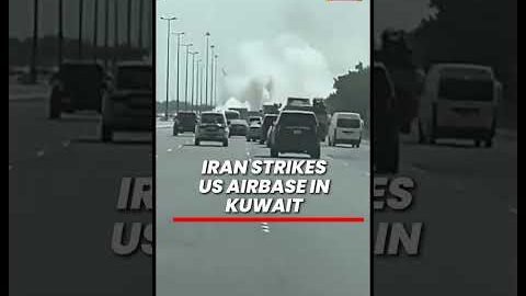 Iran Attack Viral Video: US Airbase in Kuwait Attacked by Iran | #shorts #usiranwar