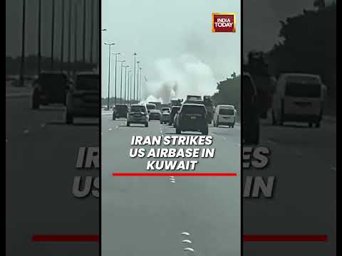 Iran Attack Viral Video: US Airbase in Kuwait Attacked by Iran | #shorts #usiranwar