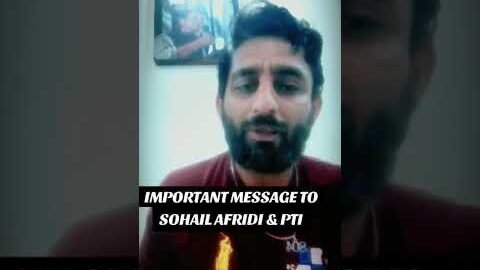 Sohail Afridi & PTI  Clear UR Position / Step Down #imrankhan #shorts #viral #pti #trend #relatable