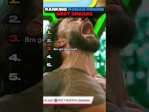 Ranking Roman Reigns BEST Spears