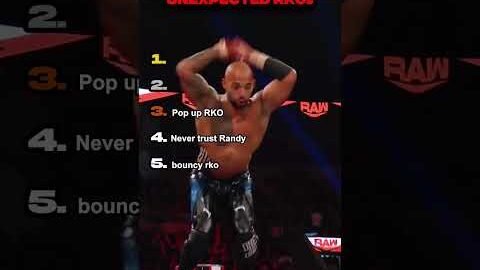 Ranking Randy Orton Unexpected RKOs