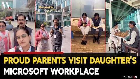 Viral Video: Daughter Gives Parents Tour of Microsoft Office