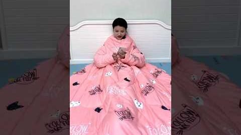 cozy quilt with sleeves that keeps you warm while you sit, work,or relax! Perfect for winters,nights