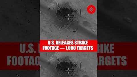 Over 1,000 Strikes in 24 Hours: U.S. Releases Strike Footage Of Iranian Ballistic Missile Sites