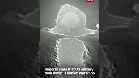 US Sinks 11 Iranian Warships In The Gulf Of Oman | US-Israel-Iran War