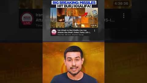 Burj Khalifa has been Destroyed…. by Indian Media #IranWar