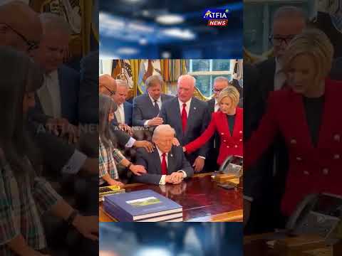 Donald Trump | United States Iran tensions | White House prayer video | ATFIA TV #atfiatv