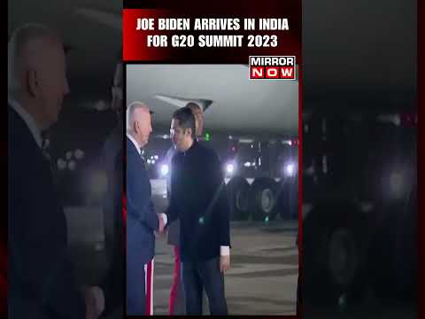 G20 Summit 2023 | US President Joe Biden Arrives in India | Viral Video #shorts