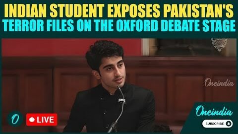 LIVE: Indian Student SHREDS Pakistan’s Terror Files in Fiery Viral Speech,‘A State With No Shame’