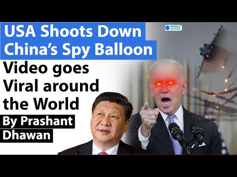 USA Shoots Down China’s Spy Balloon | Video goes Viral around the World