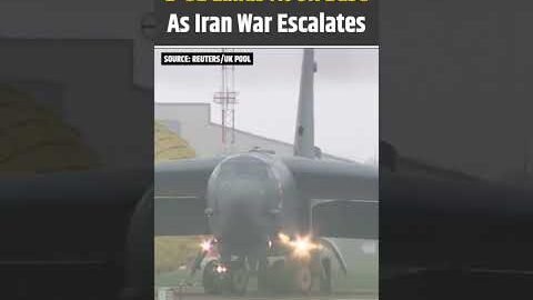 Iran Israel War: US B-52 Bomber Lands At UK Air Base As Iran Conflict Escalates | US Iran War