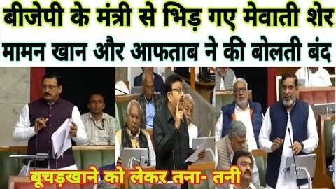 संसद में बीजेपी नेता से भिड़ गए मेवाती शेर मामन खान इंजीनियर // वीडियो तेजी से वायरल // #latestnews