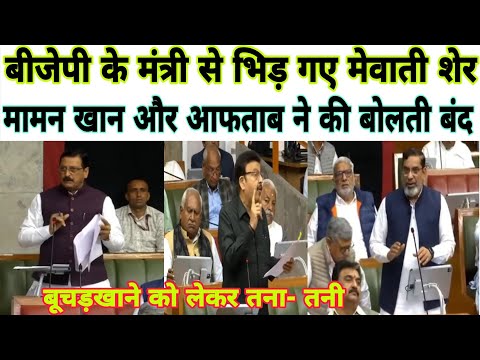 संसद में बीजेपी नेता से भिड़ गए मेवाती शेर मामन खान इंजीनियर // वीडियो तेजी से वायरल // #latestnews