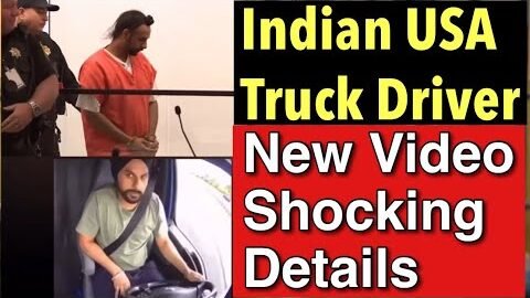SHOCKING Details – USA Indian Truck Driver New Video Viral – USA Wrong U Turn