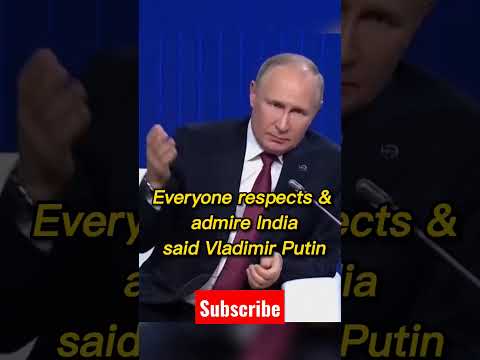 Everyone respects & admire #India said #Vladimir #Putin #shorts #ytshorts #viral #trending #new #USA