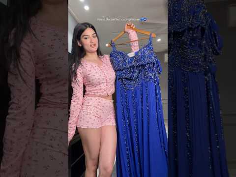 Found the perfect *cocktail saree* 💙 #grwm #saree #ethnic #traditional #desi #shadi #fyp