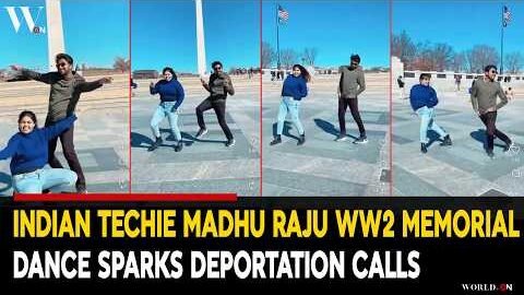 Indian Techie Madhu Raju Viral WW2 Memorial Dance Sparks Outrage | Indians In US