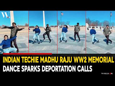 Indian Techie Madhu Raju Viral WW2 Memorial Dance Sparks Outrage | Indians In US