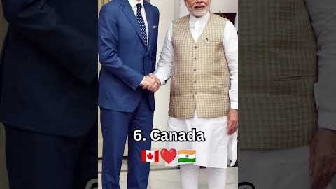 Top 10 Countries That Love India #shorts #viral #narendramodi #usa #india #top10