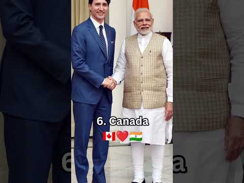 Top 10 Countries That Love India #shorts #viral #narendramodi #usa #india #top10