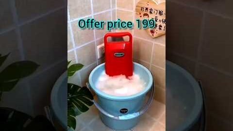 Bucket washing machine #besthomegadgets #bucketwashingmachine #coolgadgets #reelsviral