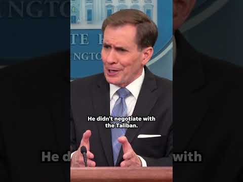 Biden ‘didn’t negotiate with the Taliban’: NSC spokesperson speaks on Afghanistan withdrawal #Shorts