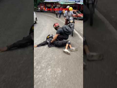 KTM RC live crash 😦Bike crash #shorts #ytshort #viral #status