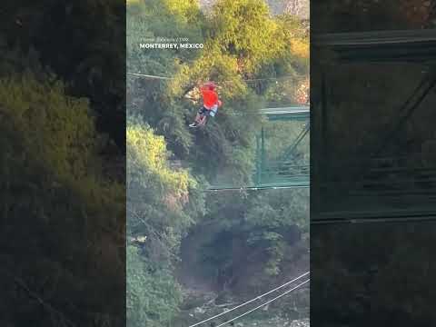 Terrifying video shows 6-year-old boy falling from zipline #Shorts