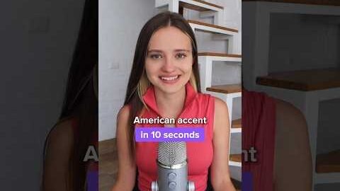 American accent in 10 seconds 😎🇺🇸