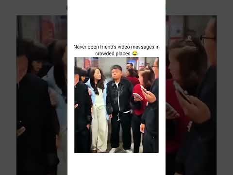 Never open friends video message in crowded places😂😭 #shorts #shortsfeed #trending #eyecatchy