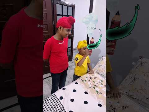Abhi ☺ ke sath Magic ✨ Pencil 🖍 Ne ki cheating 😯☹️#shorts #minivlog #abhibajwa