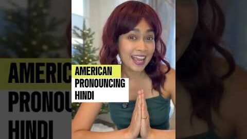 American 🇺🇸 Pronouncing Hindi 🇮🇳 ft. Thanksgiving