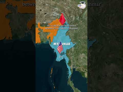 New Cold War in Myanmar: China vs USA and India #UPSC #IAS #CSE #IPS