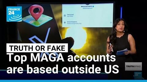 India, Nigeria, Sri Lanka: X reveals where viral MAGA accounts are based • FRANCE 24 English