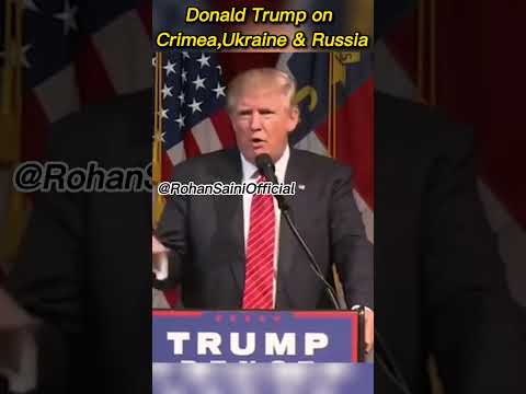 #Donald #Trump on #Crimea, #Ukraine & #Russia #shorts #ytshorts #Viral #trending #USA #Biden #putin