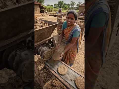 uple bane ki desi machine 😱 #farming #indianengineering #aivideo #viral #shortsfeed