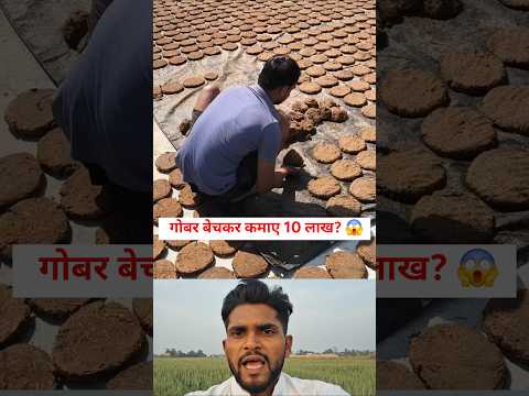 ​₹20 का गोबर ₹200 में बेचा! 😱 Desi Business Mind!#shorts #youtubeshorts #viral