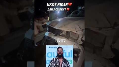 Uk07 rider accident news live accident anurag dobhal #uk07rider #anuragdobhal
