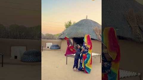 राजस्थान की देसी झोपड़ी 😍 #desi #life #rajasthan #rajasthani #village #facts #shorts