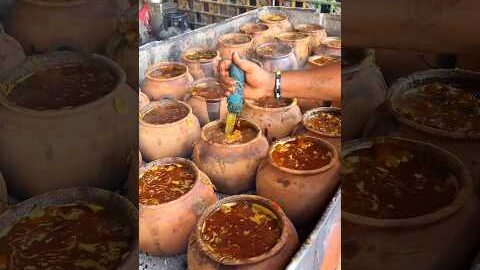 Bihar’s Famous Dadhan Mutton Handi 🔥 | Desi Village Style Mutton #foodieshorts #foodie #shorts