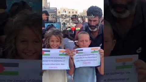 Thank you Indian people |  #palestine #viral #tiktok  #trending #gaza #help  #shorts #viralvideo