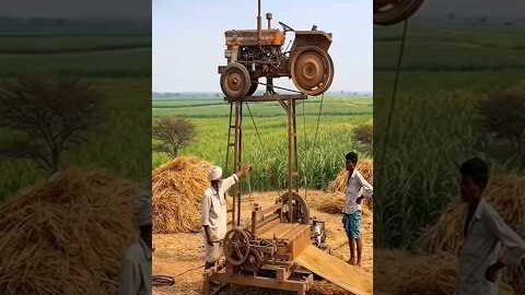 सूखी घास से चटाई बनाने का देसी तरीका | 🌾🌾 Desi way ofmaking Mats from Dry Grass #aishorts #youtube