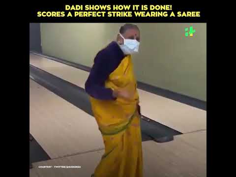Viral Video: Dadi Bowling A Clean Strike In A Saree Wins The Internet