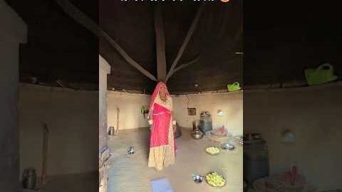 राजस्थान ओरते और झोपड़ी 😍 #desi #life #rajasthan #rajasthani #village #facts #shorts