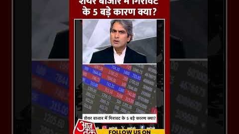 Stock Market में गिरावट के 5 बड़े कारण क्या? #shorts #viral #shortvideo #stockmarketcrash