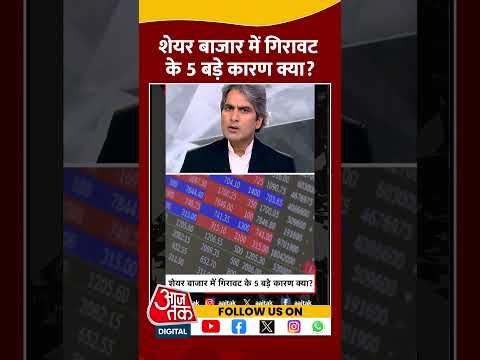 Stock Market में गिरावट के 5 बड़े कारण क्या? #shorts #viral #shortvideo #stockmarketcrash