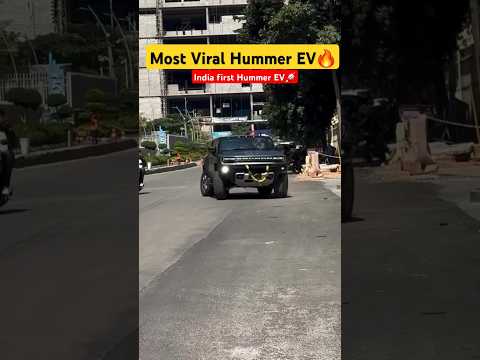 India Most Viral Hummer EV🔥 #hummer #dhoni #luxury4x4 #automobile #suv #shorts