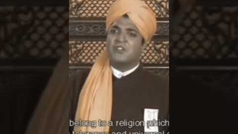 swami vivekanand speech in English at chicago.      (America) #shorts #viral #swamivivekananda