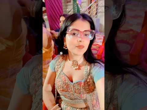 Gaon wali shadi mein mera Desi Thumka!😍🥁 #minivlog #viral #trending #desi #shortsfeed